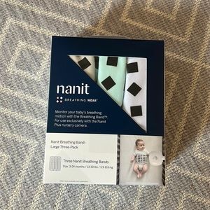 Nanit Breathing Band- Large Three Pack size 3-24 Months